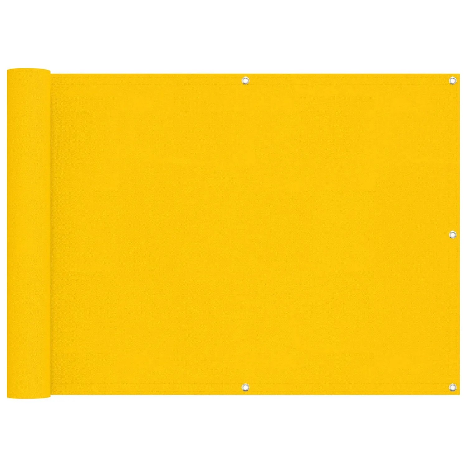 vidaXL Balkonsichtschutz Gelb 75 x 200 cm 42030789