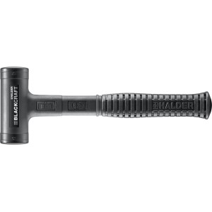 Halder Schonhammer Blackcraft, 40mm, mit Stahlrohrstiel und PUR-Ummantelung.
