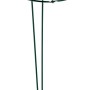 Grüne, runde Pflanzstütze, 45 cm hoch, für Stauden und Sträucher im Garten.