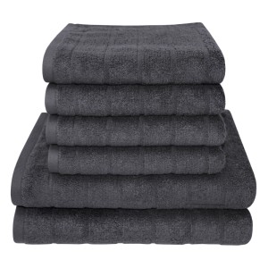 Dyckhoff Handtuchset Queens Anthrazit 6-tlg.