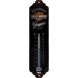 Nostalgic-Art Thermometer mit Harley-Davidson Logo, 28cm, für Innenräume.
