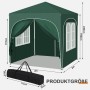 WOLTU Pavillon Faltpavillon 2x2 m Mit 4 Seitenwänden Höhenverstellbar Grün_3