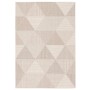 Bunter Pergamon In & Outdoor Teppich mit Rautenmuster, 80x150cm.