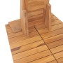 vidaXL Gartendusche Massivholz Teak 70x75x204 cm 44667_8