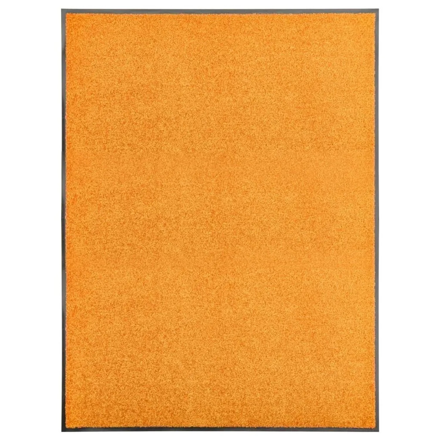 vidaXL Fußmatte Waschbar Orange 90x120 cm 323454