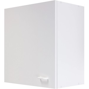 Flex-Well Classic Oberschrank Speed 50 cm, weißer Küchen-Hängeschrank mit Tür und Griff.