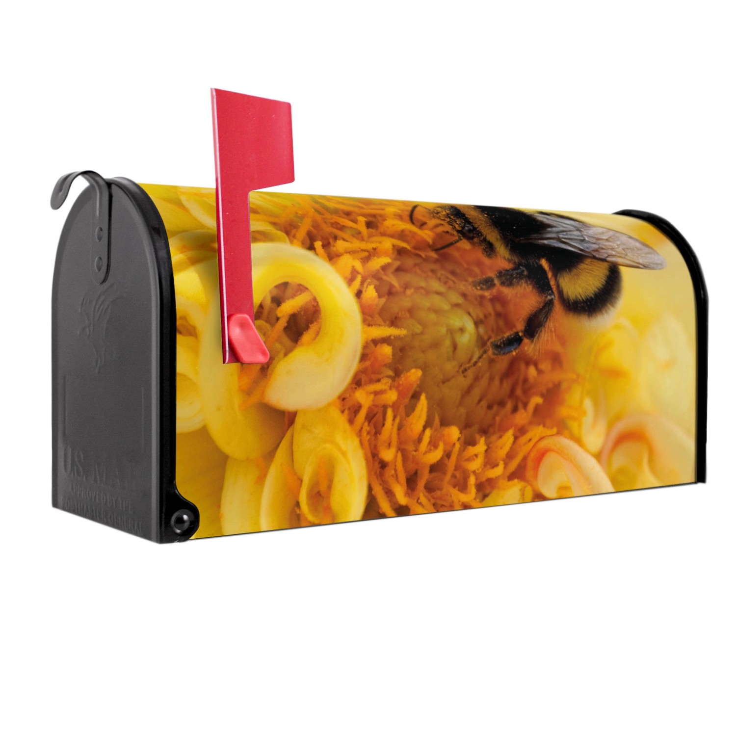 Banjado Amerikanischer Briefkasten Schwarz 48x22x16cm US Mailbox Letterbox günstig online kaufen