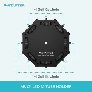 Instarter Multi Led M-Tube Holder Studiolicht Halterung Röhrenhalter