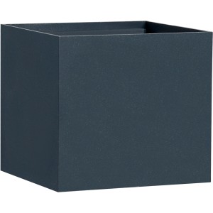 Eckige Telefunken LED-Wandleuchte in Anthrazit für den Außenbereich.