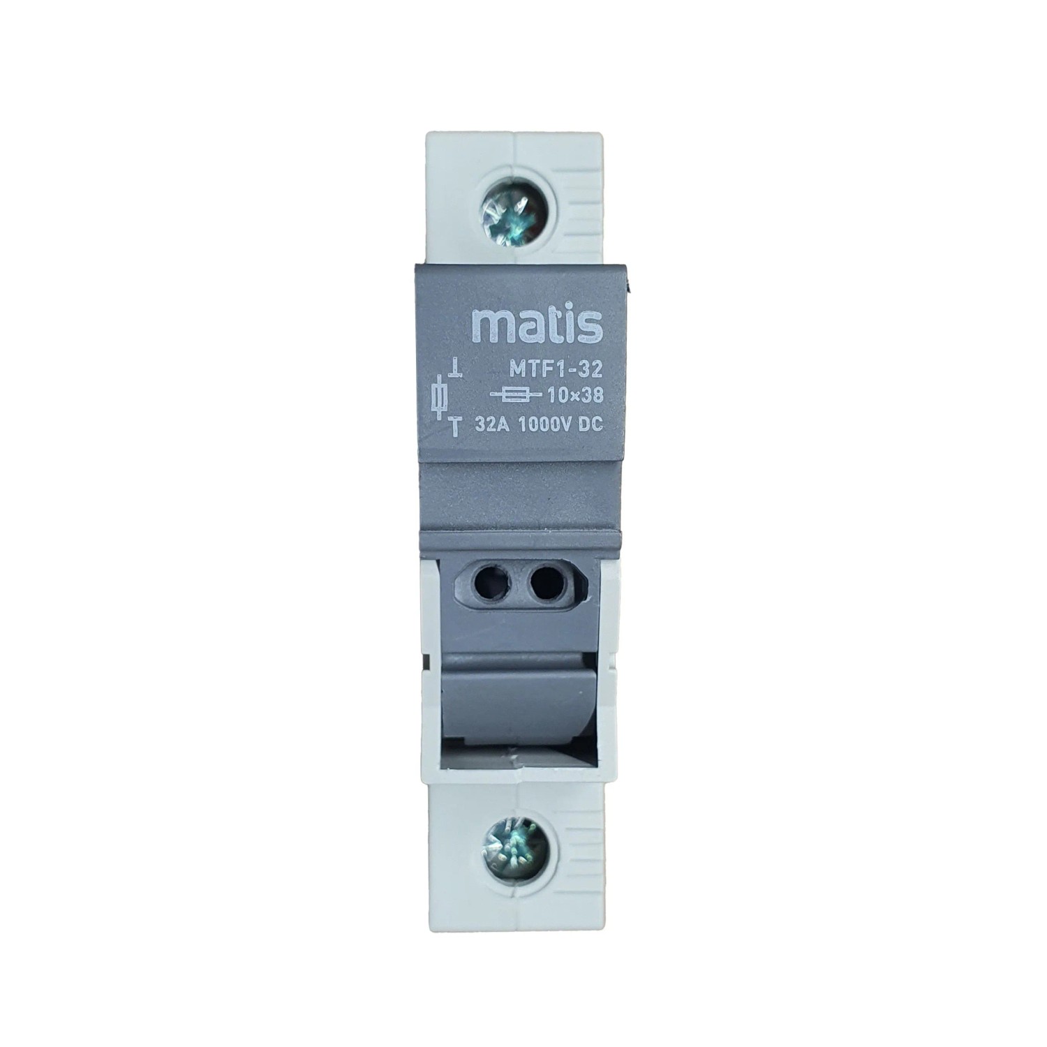 Matismart DC-Sicherungshalter 1P 10-32A 1000V 10x38mm inkl. 15A Sicherung für PV