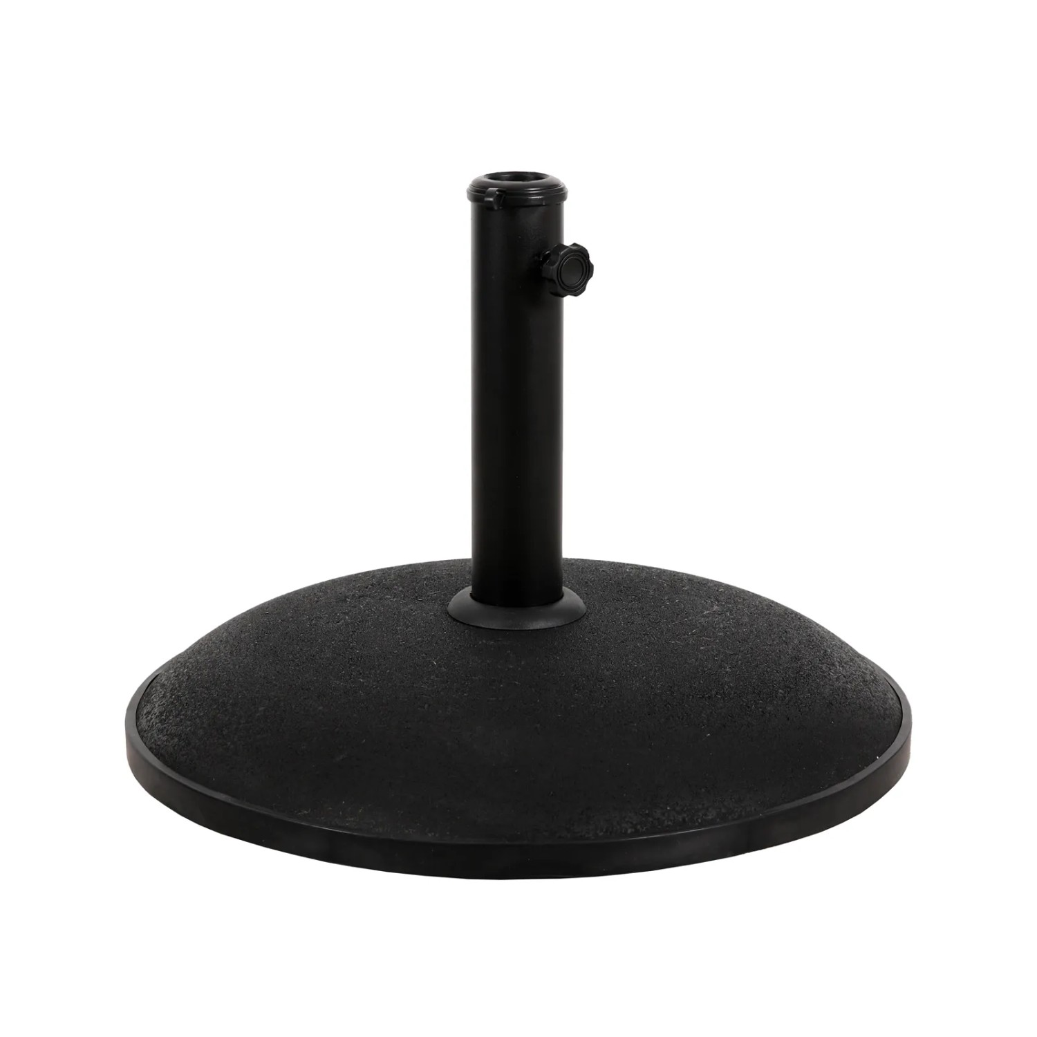 Schirmständer aus Verbundbeton, schwarz, für Svita Sonnenschirm Set.