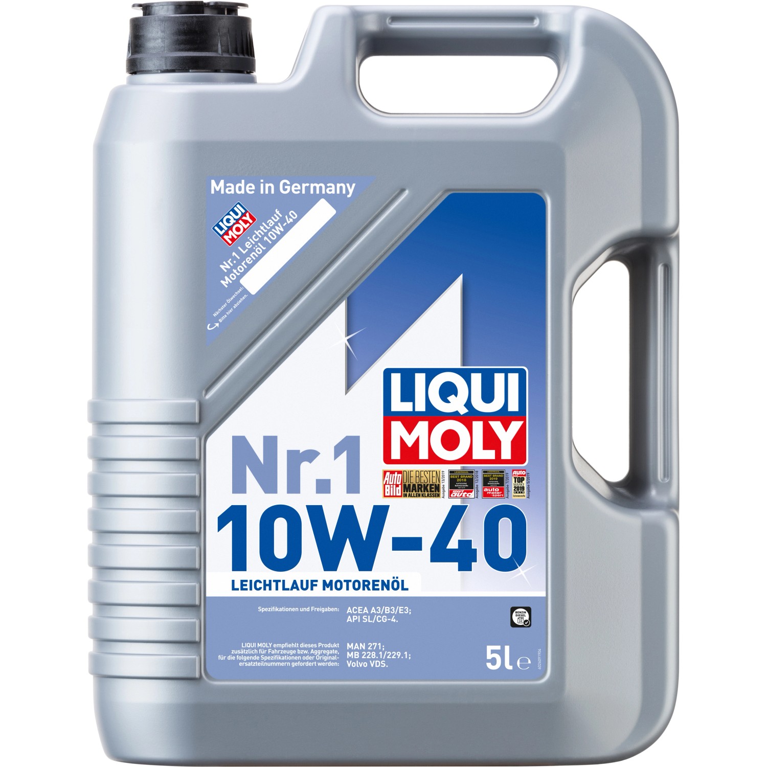 Liqui Moly Nr. 1 Leichtlaufmotoröl 10W-40 5 l