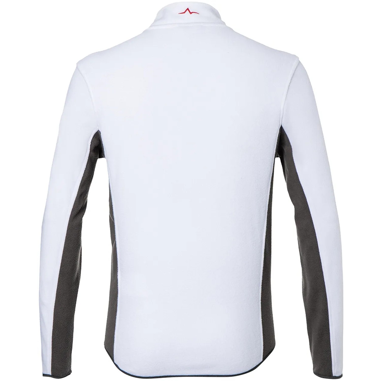 Weiße Kübler Pulse Handcraft Fleecejacke mit anthrazitfarbenen Seiten, Gr. 3XL, für Arbeitskleidung.