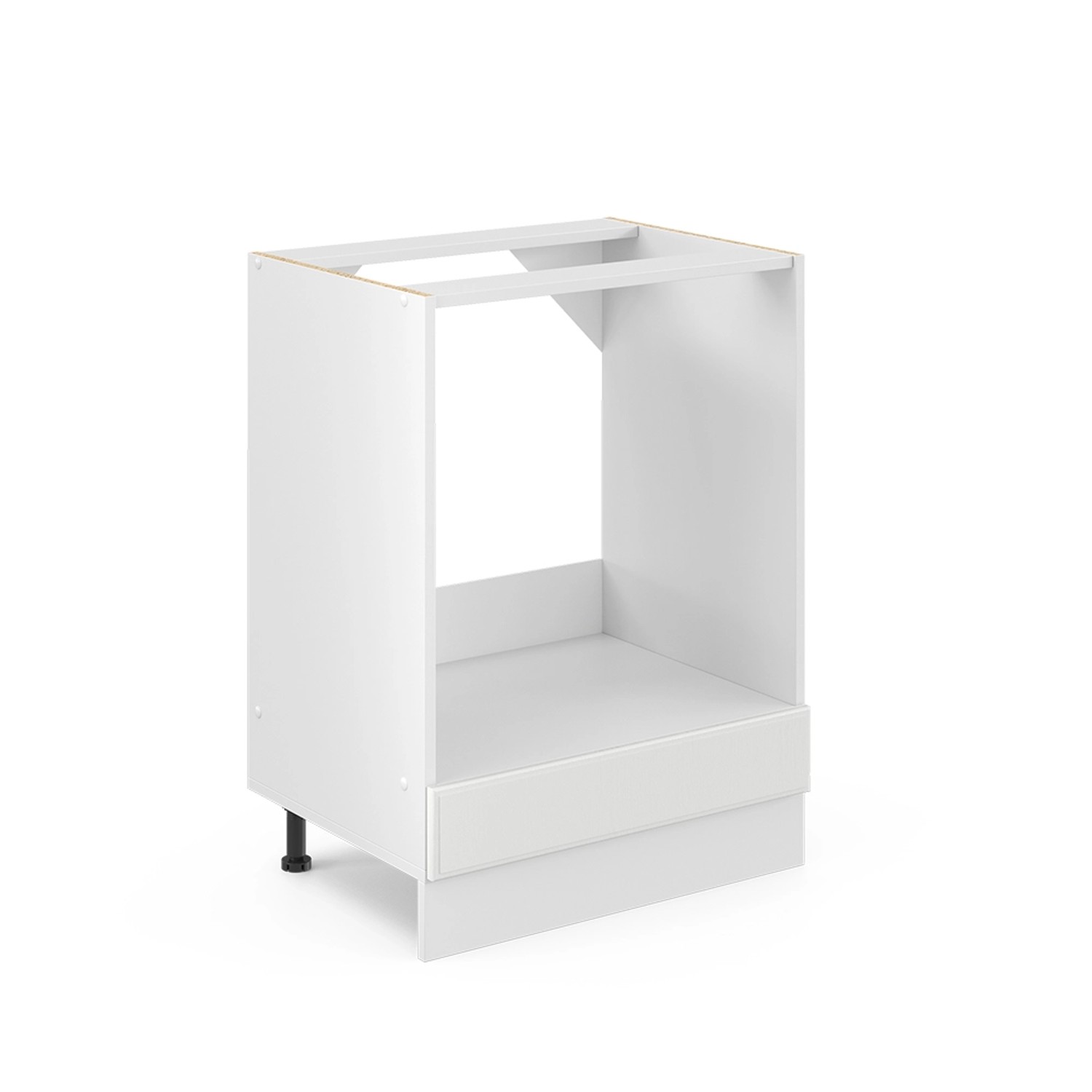 Vicco Herdumbauschrank R-Line Weiß Landhaus/Weiß 60 cm ohne Arbeitsplatte günstig online kaufen
