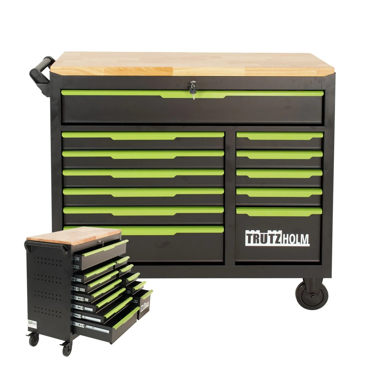 TRUTZHOLM Werkstattwagen Star XL Unbestückt 103 x 112 cm Stahl 12 Schublade günstig online kaufen