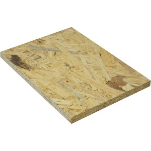 OSB-2 Platte, 277x207x1,5 cm, ungeschliffen. Holzwerkstoffplatte für Innenausbau und Möbelbau.