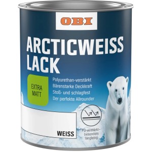 OBI Arctic Weißlack extramatt 750 ml