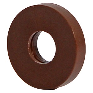 Brauner Kunststoff Abstandhalter (3 mm) für Balkonbretter, 50 Stück.