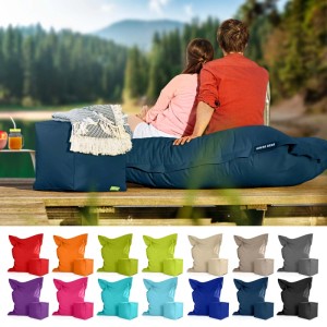 Green Bean Sitzhocker 2er Set Square XXL + Dice 140 x 180 x 25 cm Wetterfest Dunkelblau