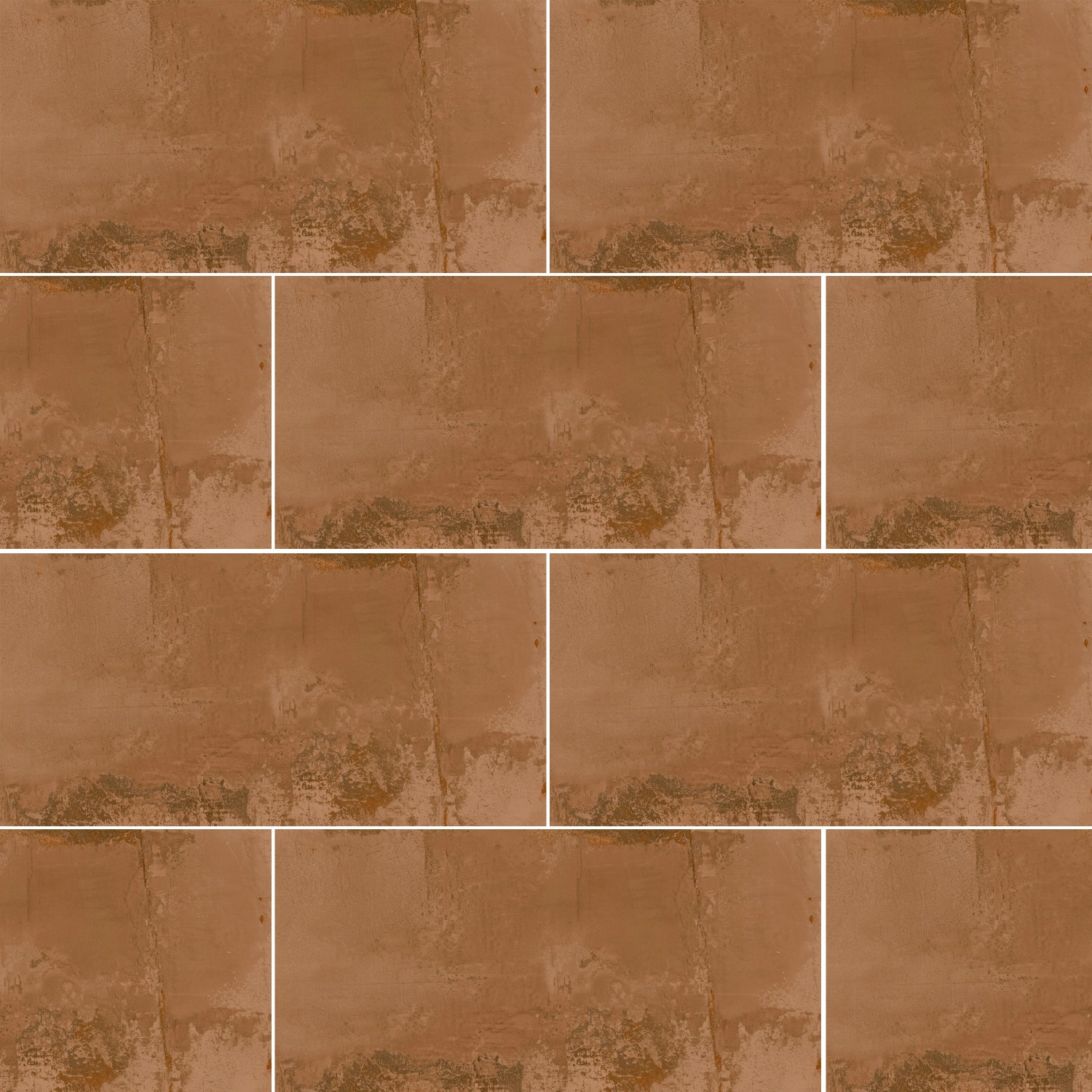 Terrassenplatten Feinsteinzeug Metallic Copper, 60x120 cm, matte Optik.