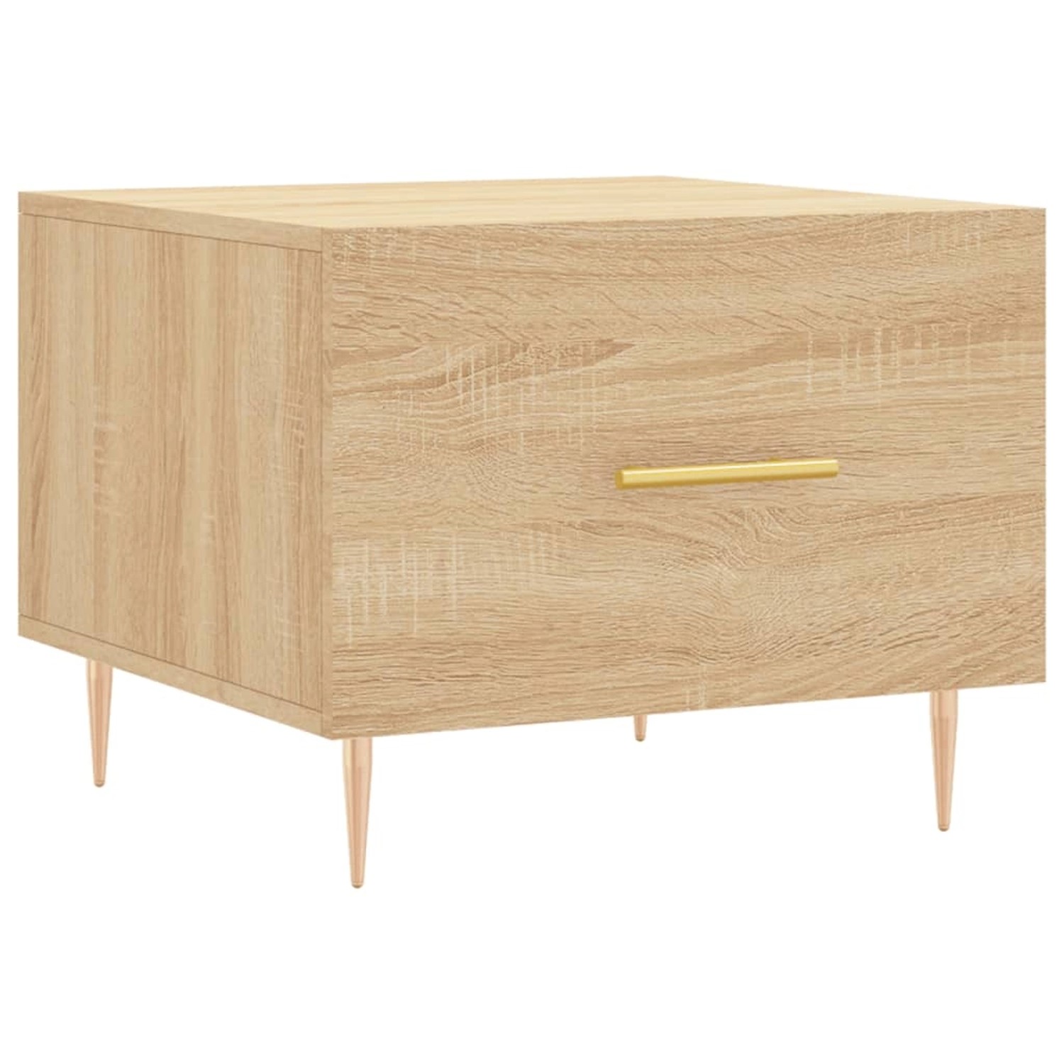 vidaXL Couchtisch Sonoma-Eiche 50x50x40 cm Holzwerkstoff Modell 4 günstig online kaufen