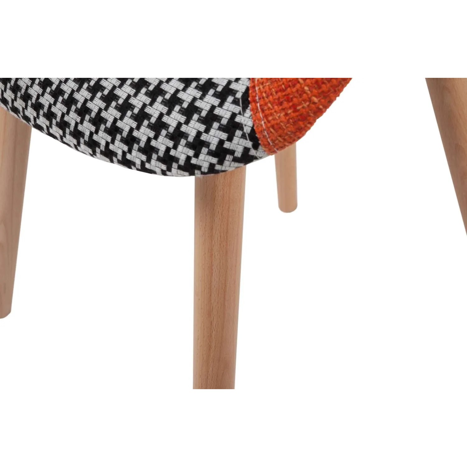 MeGusta Moderner Stuhl 2er-Set Bunt Polsterstuhl Esszimmerstuhl  