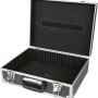 Offener LUX Werkzeugkoffer AKW 130 mit Aluminiumrahmen und Werkzeughalterung.