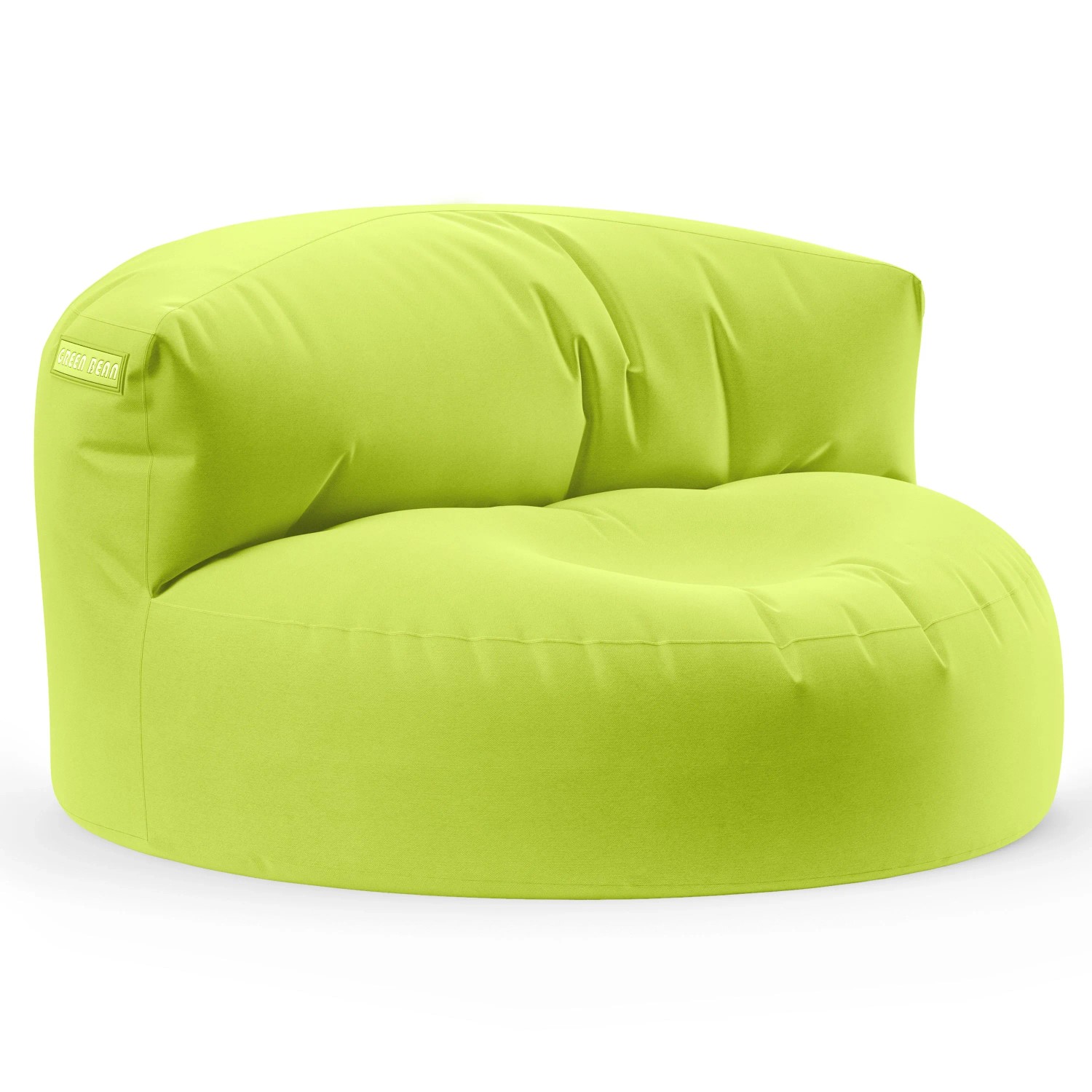 Green Bean Sitzsack-Sofa 90 x 50 x 50 cm PVC Wetterfest Hellgrün
