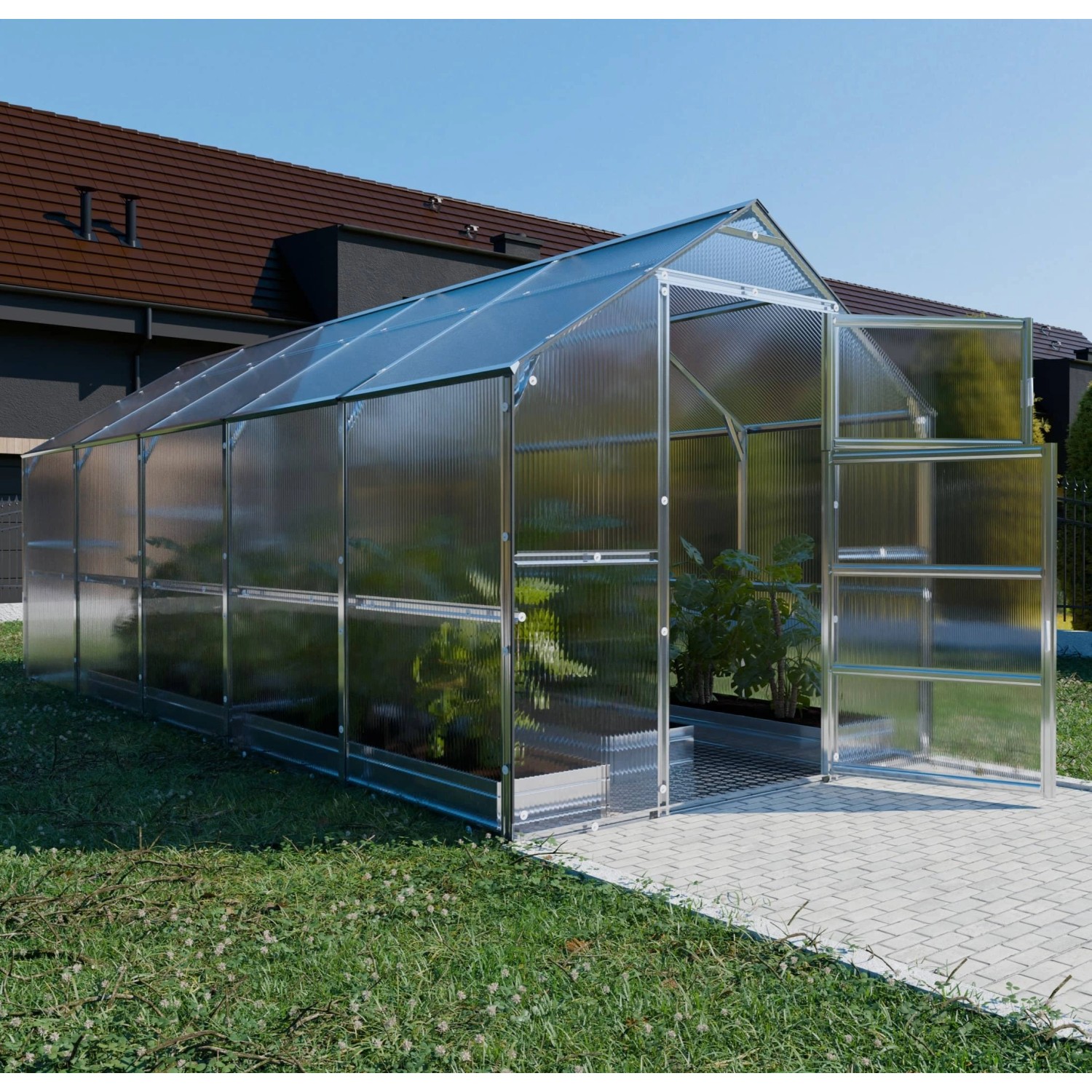 Klasika Greenhouses Bernard*KLASIKA Gewächshaus 2,35 x 5 m (11,75 m²),  mit günstig online kaufen