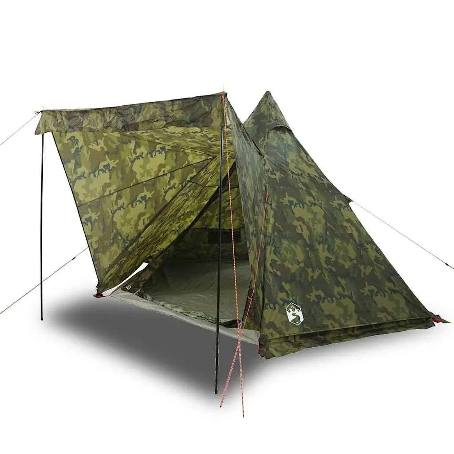 Furnicato Familienzelt Tipi Tarnung 408 X 350 X 240 Cm