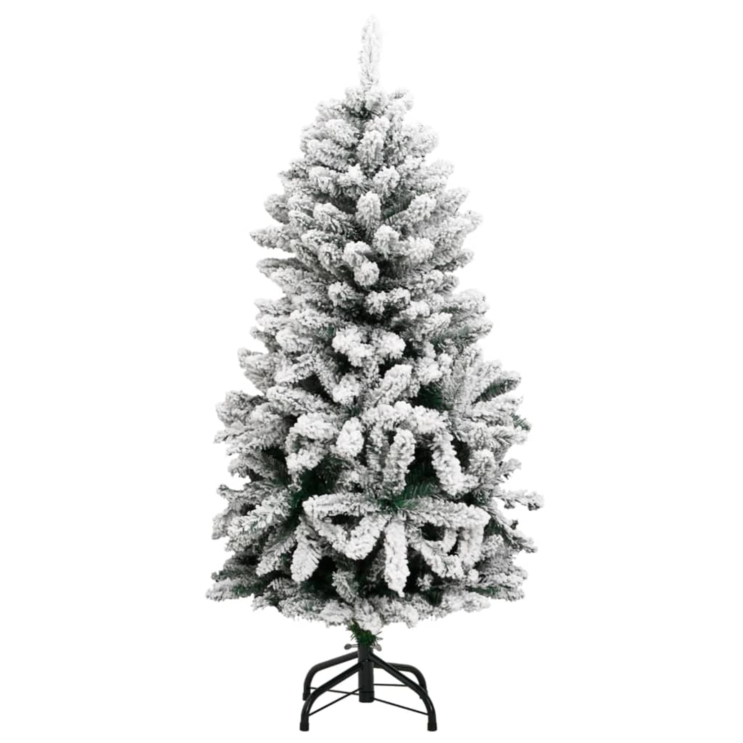vidaXL Künstlicher Weihnachtsbaum Klappbar Beschneit 120 cm Modell 6
