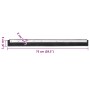 vidaXL Bodenabzieher 5 Stk 75x2x5 cm Stahl und Gummi 4008383_6