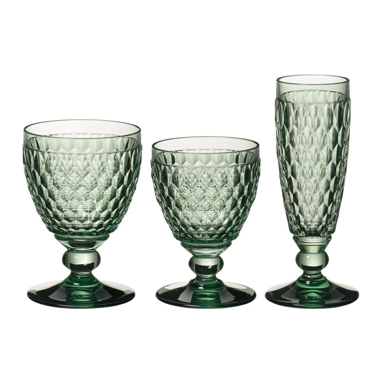 Villeroy & Boch Boston Coloured Wein- und Sektgläser Set 12-teilig Grün