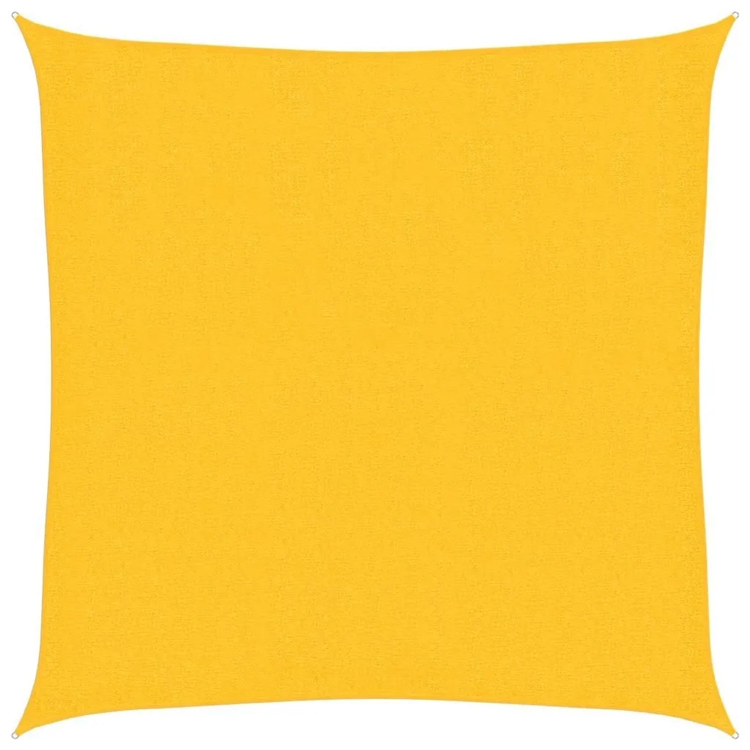 vidaXL Sonnensegel 160 g/m² Gelb 2x2 m HDPE 311547