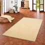 Naturfarbener Snapstyle Hochflor Shaggy Teppich Palace, 200x250cm, auf Holzboden.