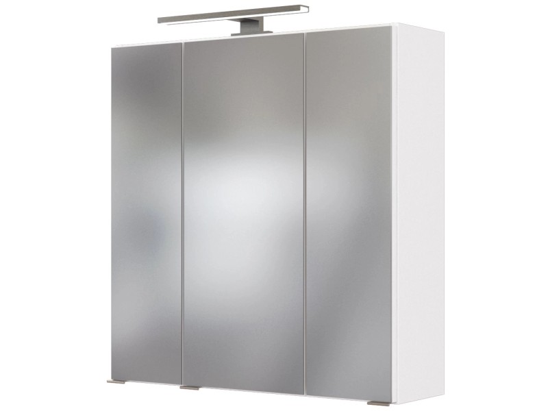 Held Spiegelschrank Monza Weiß 60 cm mit Softclose Türen kaufen bei OBI | 