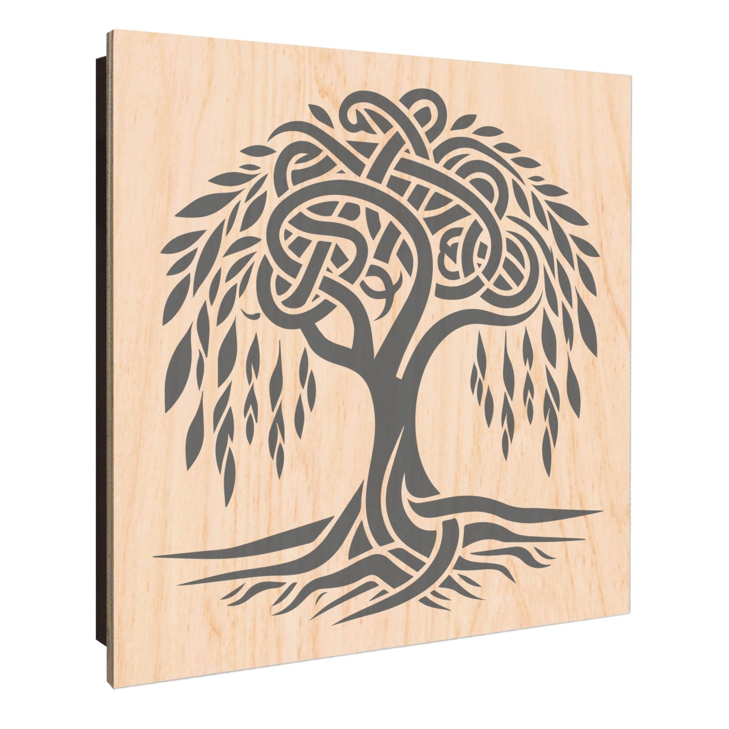 Banjado Schlüsselkasten Holz 30x30cm Schwarz Scharnier Rechts 50 Haken Desi günstig online kaufen