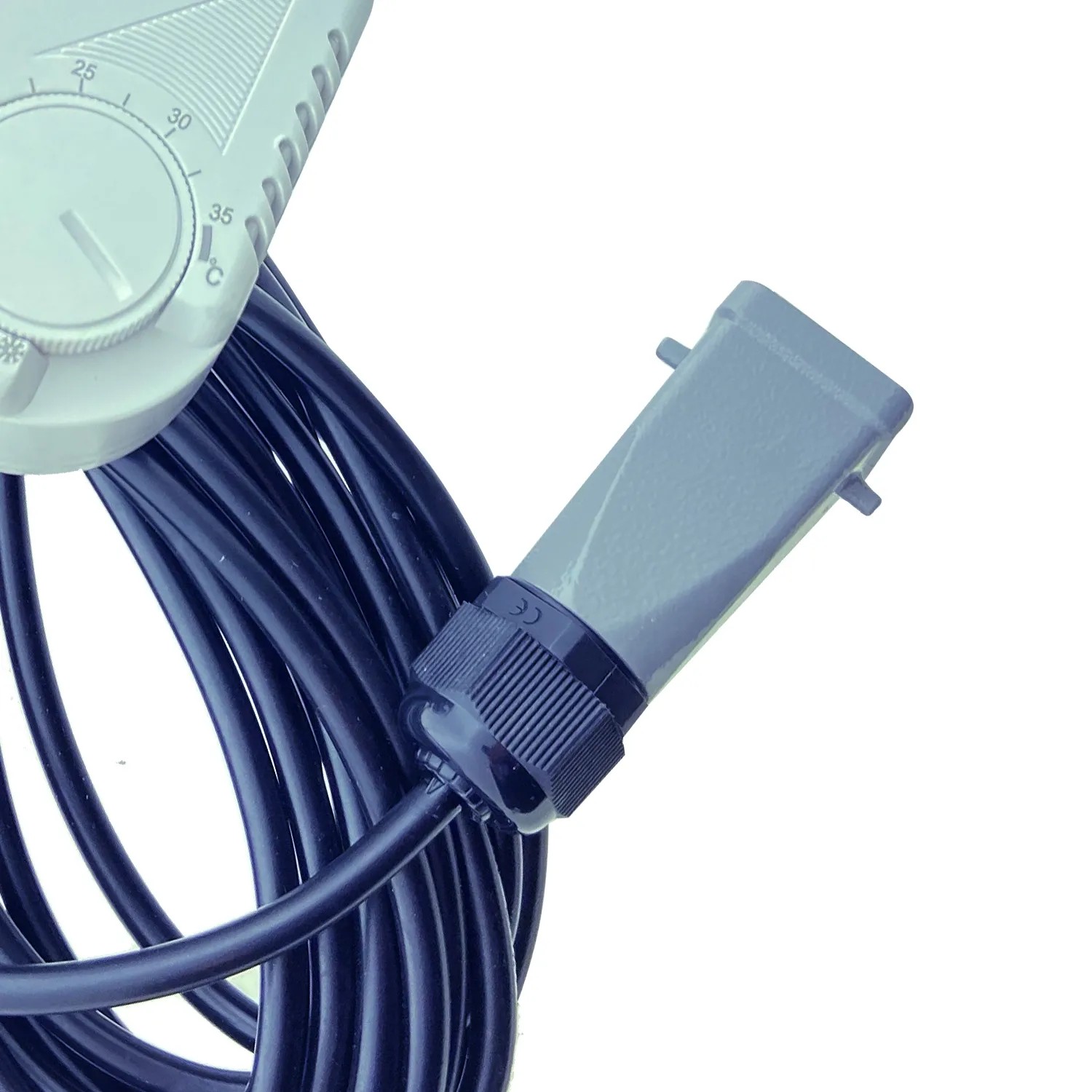 TroniTechnik Thermostat für Heizkanone mit Kabel und Temperaturregler.