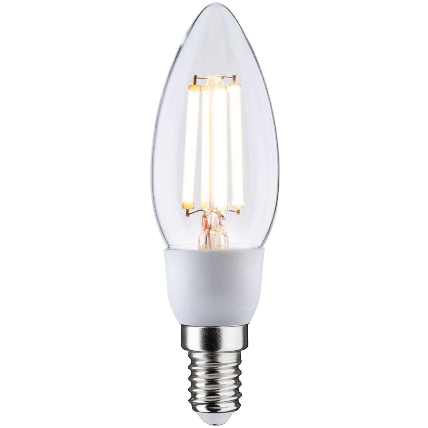 Paulmann Eco-Line LED Leuchtmittel E14 Kerze Filament 525 lm 2,5 W Klar 3000 K