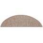 Beautissu Stufenmatte ProStair, 55x15cm, Sand, halbrunde Treppenstufenmatte.