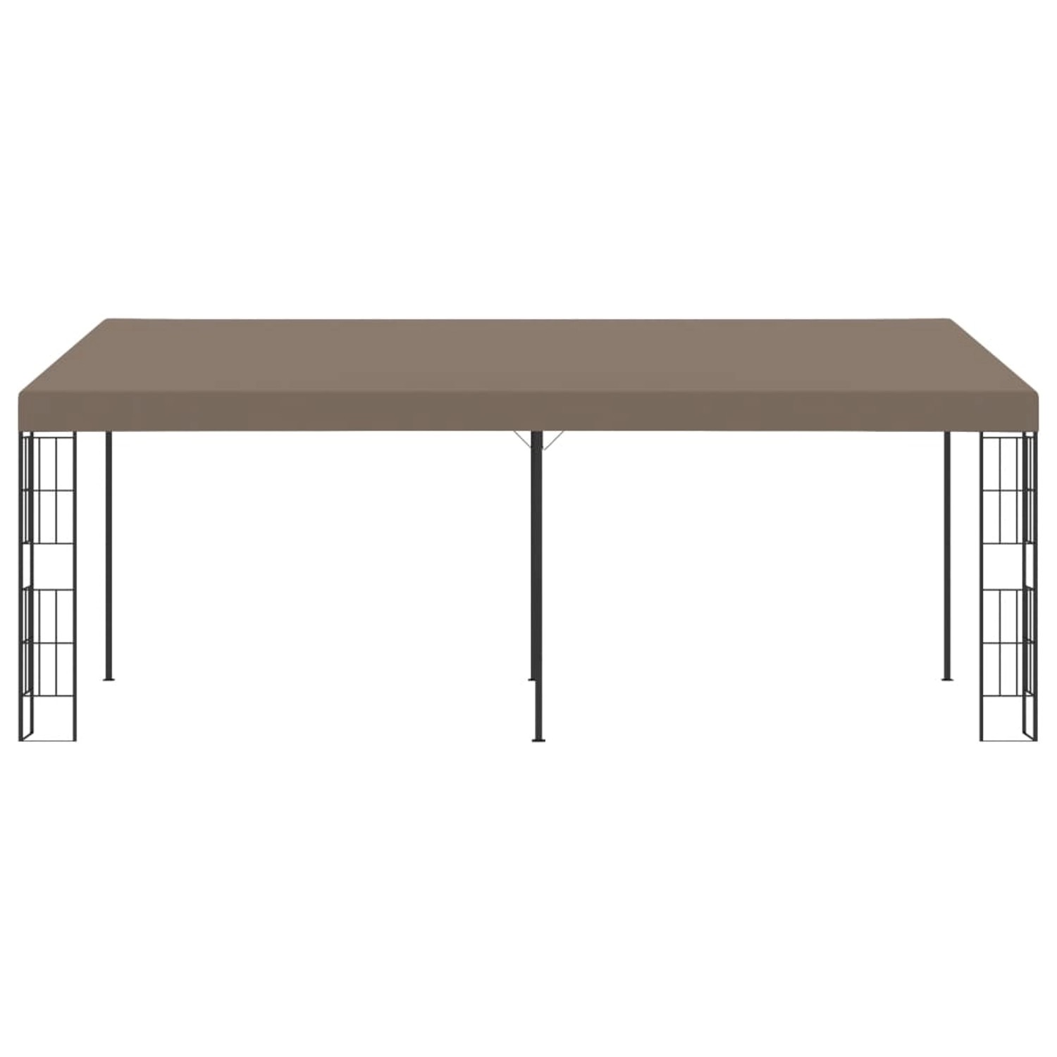 vidaXL Wand-Pavillon 6x3 m Taupe Stoff