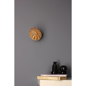 Goldene Luce Design LED-Wandleuchte Bloom-Spots, 1-flammig, Ø 10 cm, imitiert eine Blüte.