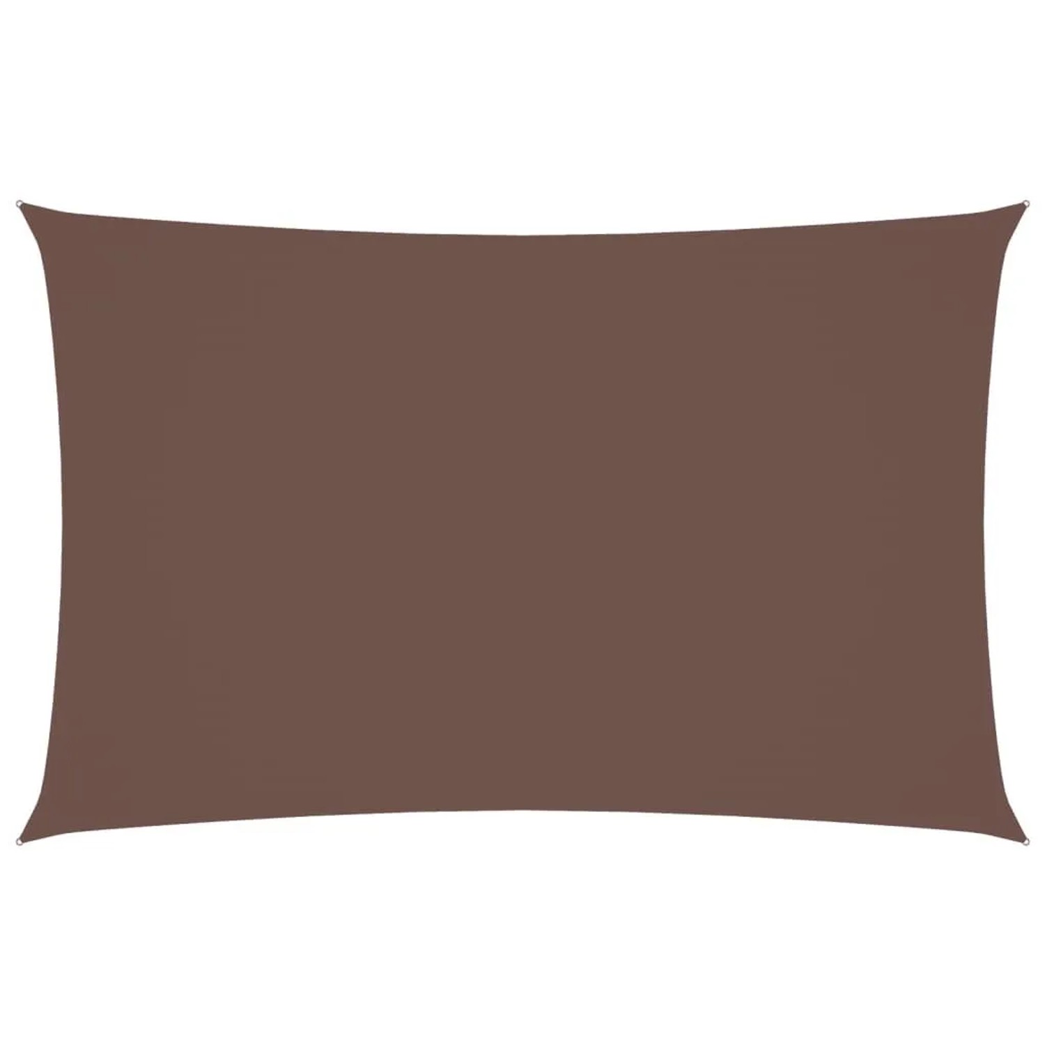 Furnicato Sonnensegel Oxford-gewebe Rechteckig 25x5 M Braun