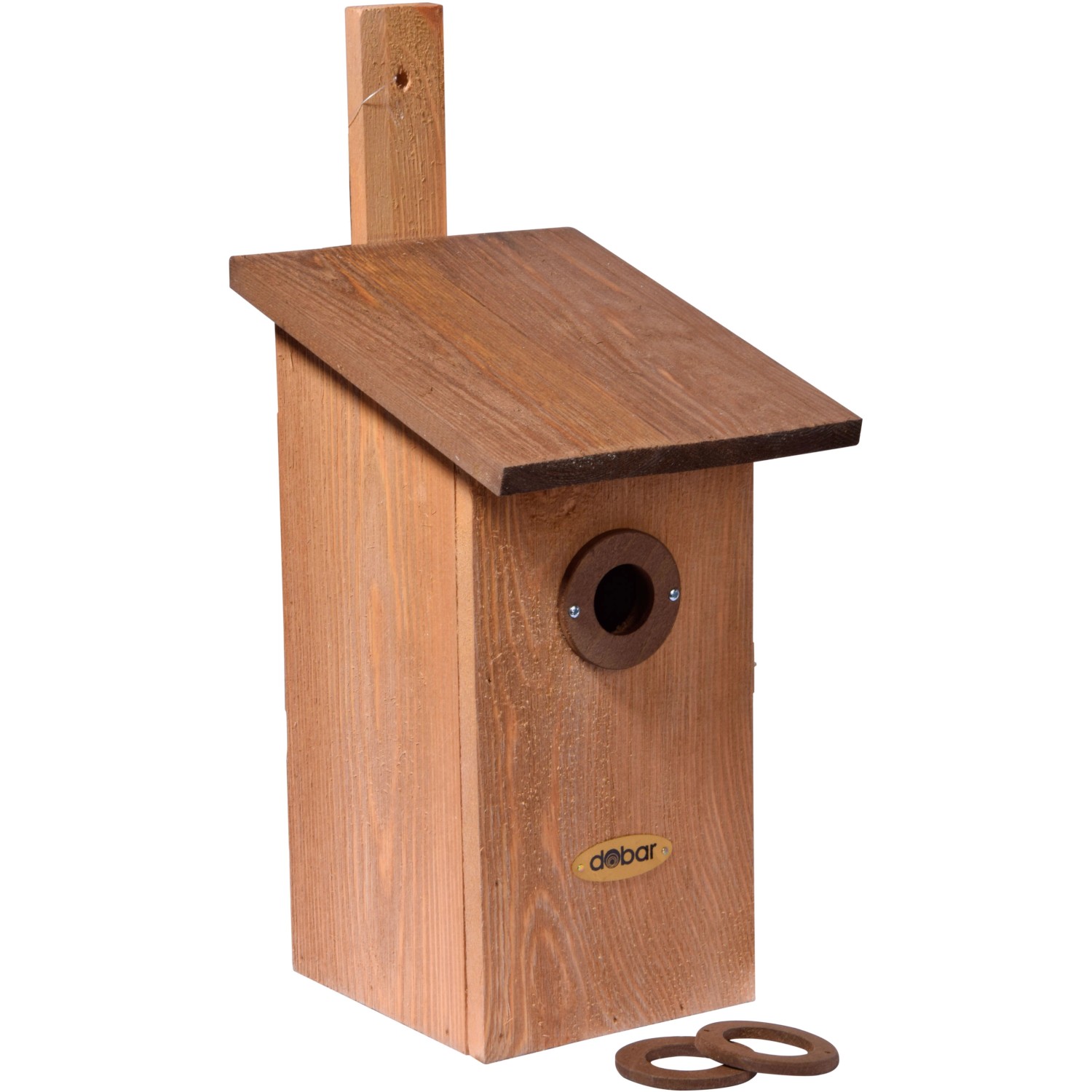 Dobar Beobachtungsnistkasten mit drei Lochgrößen Braun