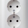 Gira Doppelsteckdose Standard55, reinweiß, mit Rahmen. Elektroinstallation für Innenräume.