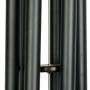 Schwarzes Nature´s Melody Klangspiel Aureole, 106 cm, mit 6 Klangröhren aus Aluminium für Garten und Terrasse.