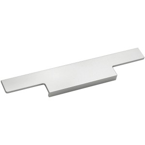 Silberne Furnipart Küchen Griffleiste Trim aus eloxiertem Aluminium, 595 mm, für Schiebetüren.