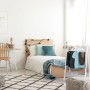 Relaxdays Kleiderständer für Kinder MDF Kiefernholz Weiß Grau Freistehend 99 cm x 63,5 cm x 42 cm 4,9 kg_5