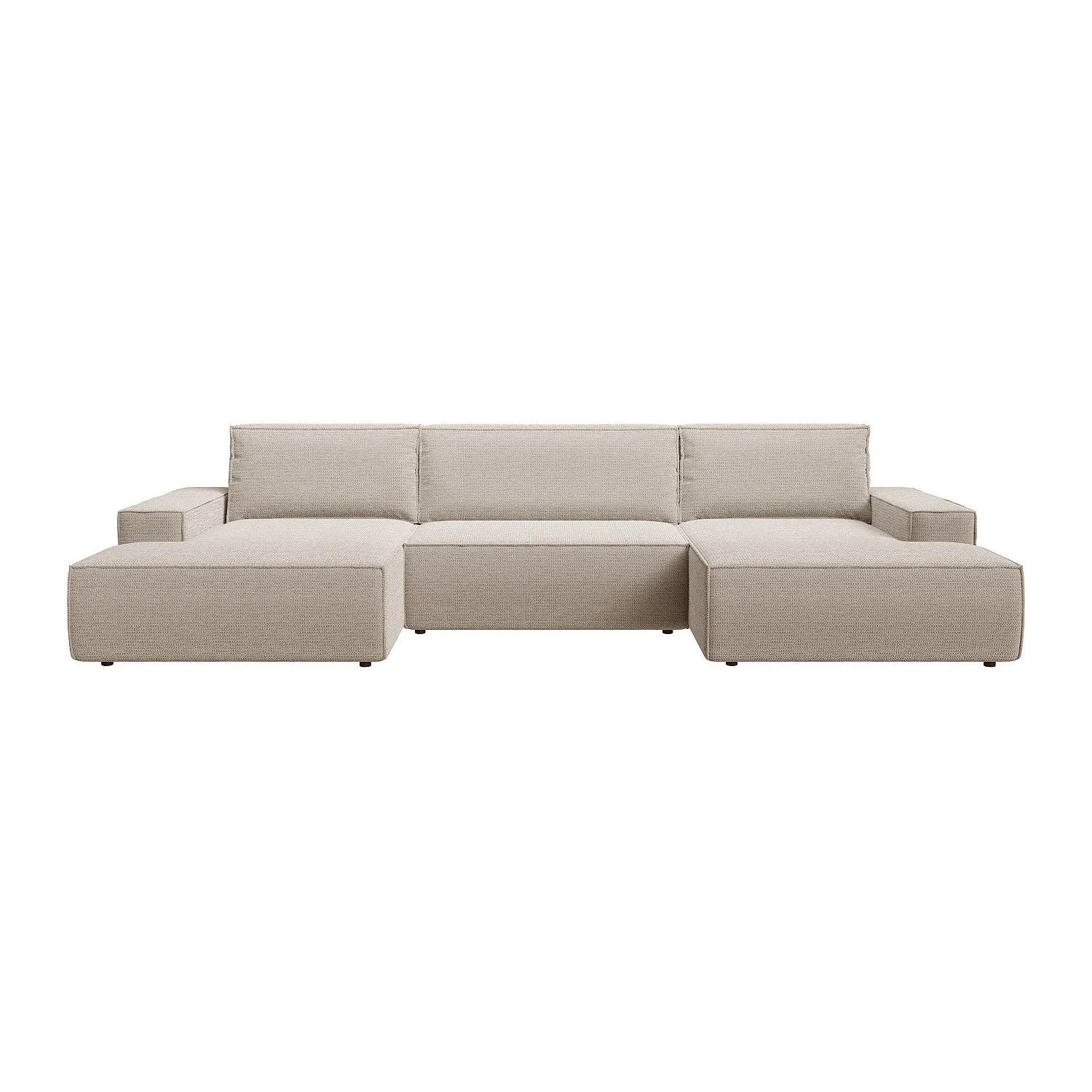 Vente-unique Schlafsofa Amelia Beige 358 cm
