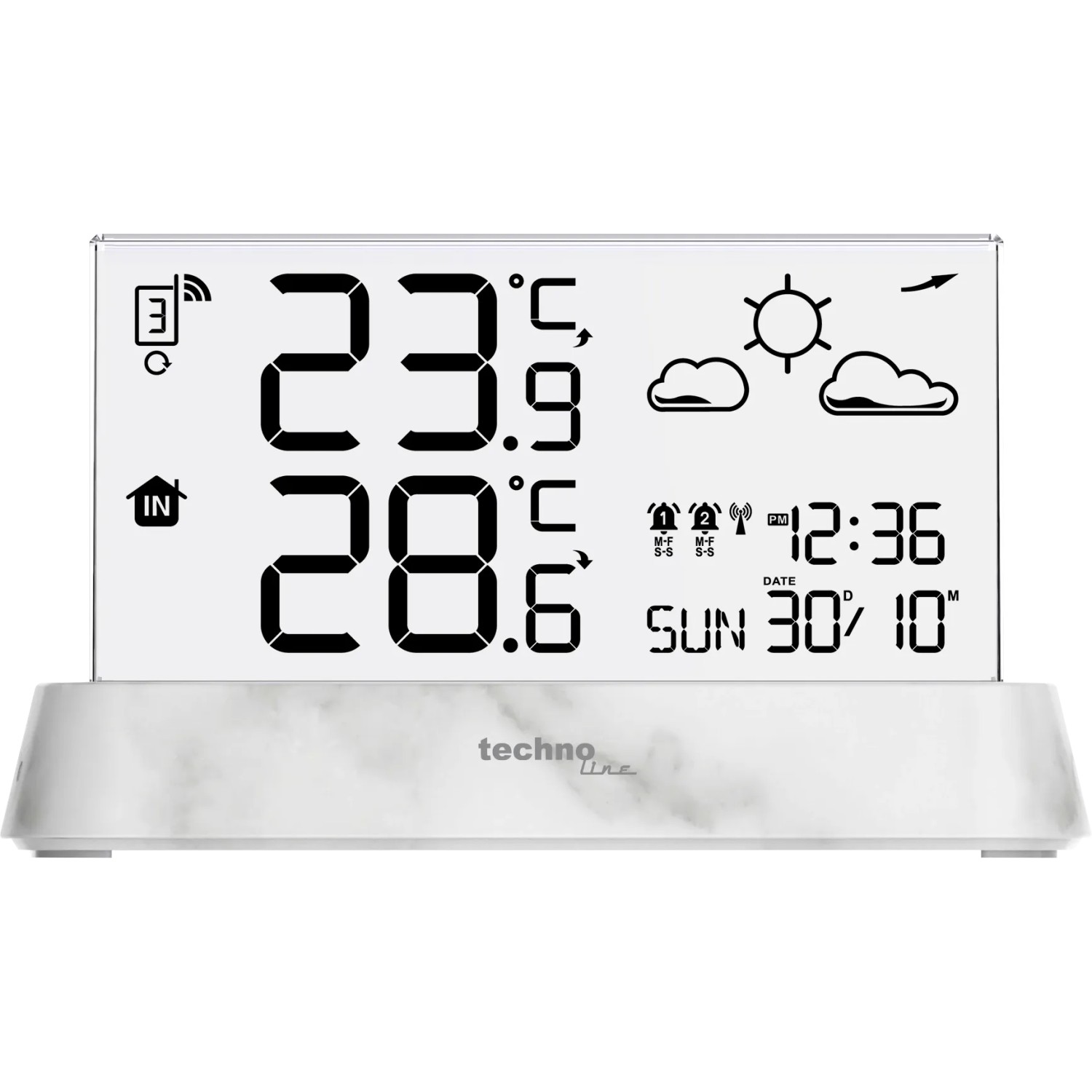 technoline Wetterstation WS 6782 Weiss